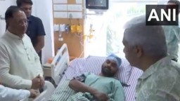 Narayanpur naxal encounter: Chhattisgarh CM Vishnu Deo Sai meets injured soldier